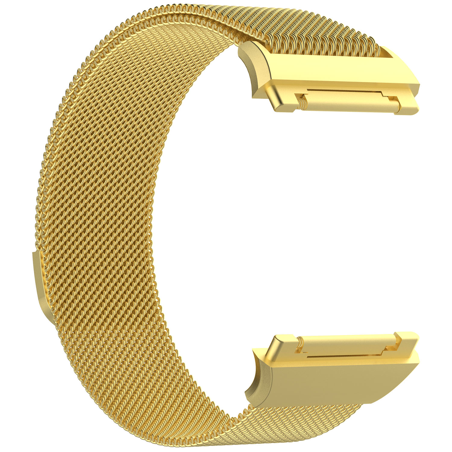 Cinturino loop in maglia milanese per Fitbit Ionic - oro