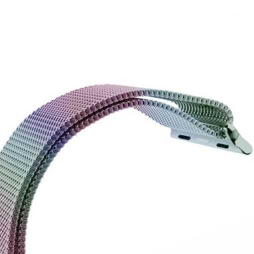 Cinturino loop in maglia milanese per Apple Watch - colorata
