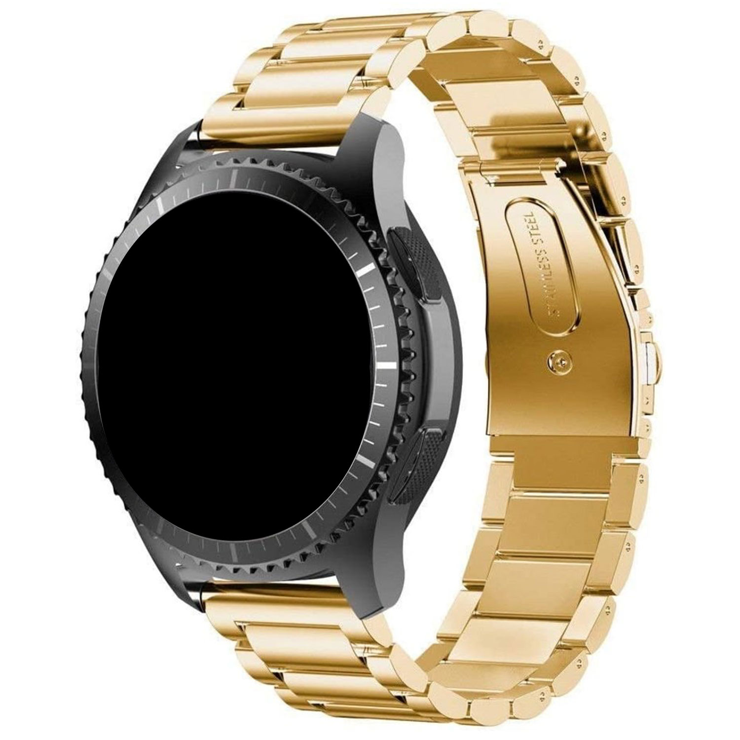  Cinturino a maglie in acciaio con perline per Samsung Galaxy Watch 5 Pro - oro