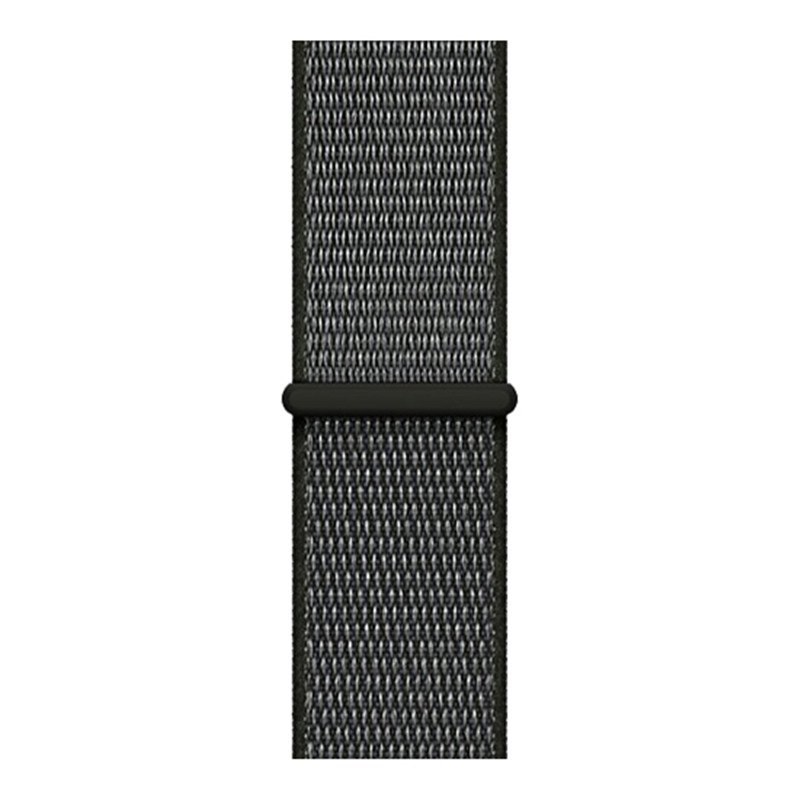 Cinturino nylon sport loop per Apple Watch - oliva scuro