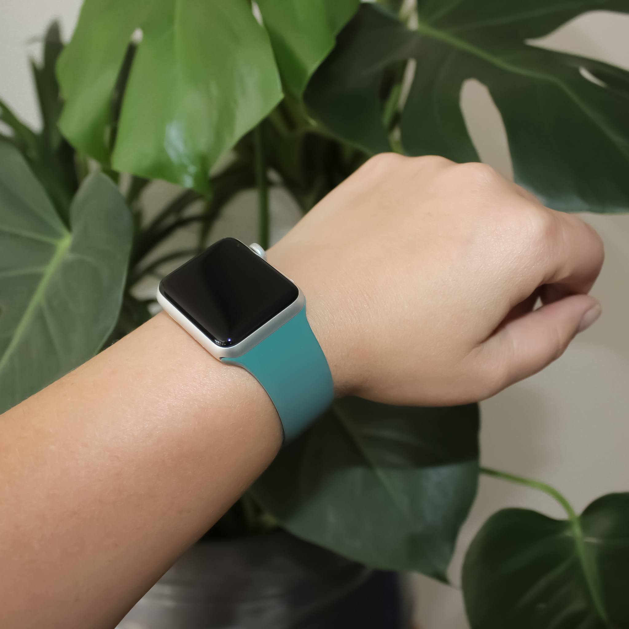 Cinturino sport per Apple Watch - verde pino