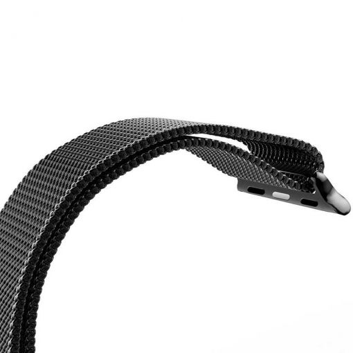 Cinturino loop in maglia milanese per Apple Watch - nero