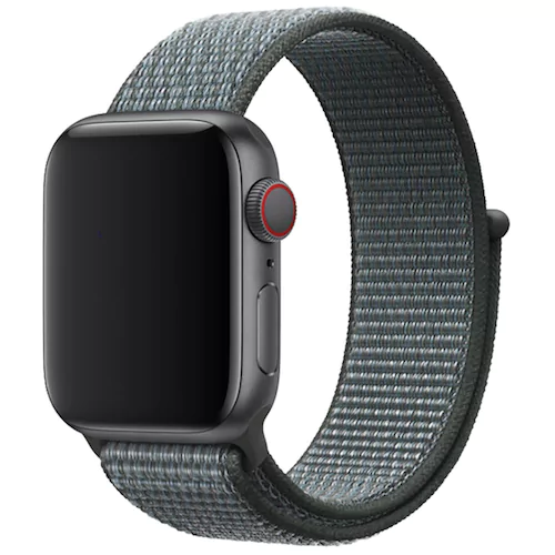 Cinturino nylon sport loop per Apple Watch - grigio tempesta