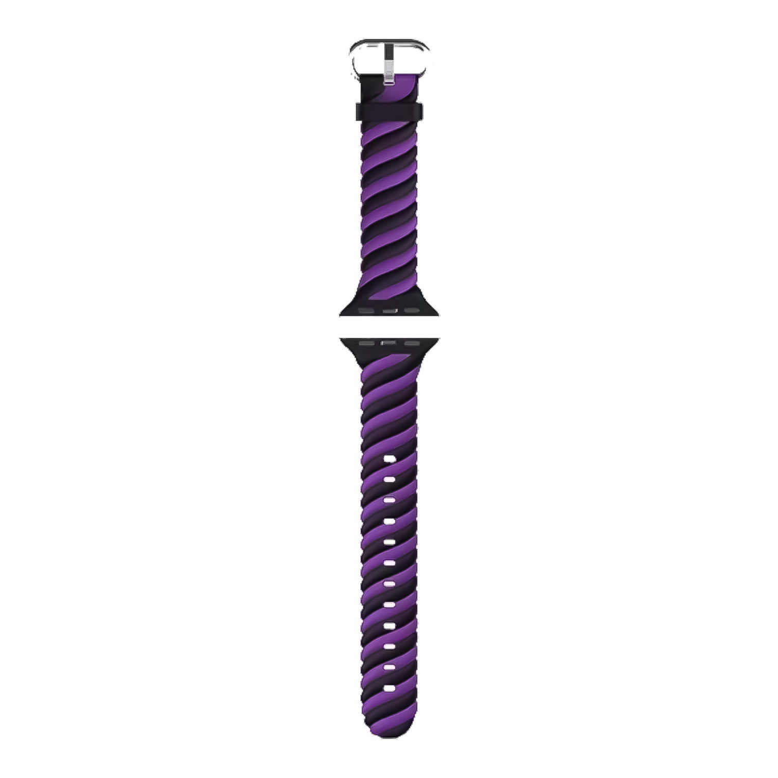 Cinturino sport swirl per Apple Watch - nero viola