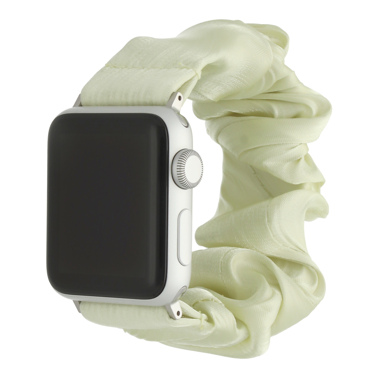 Cinturino elastico in nylon Scrunchie per Apple Watch - Lime