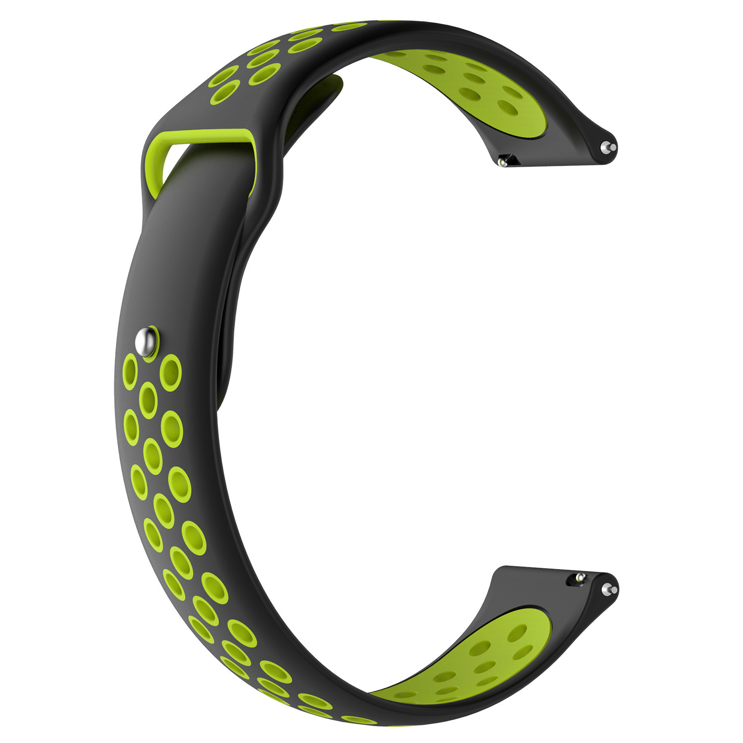 Cinturino doppio sport per Huawei Watch GT - nero verde