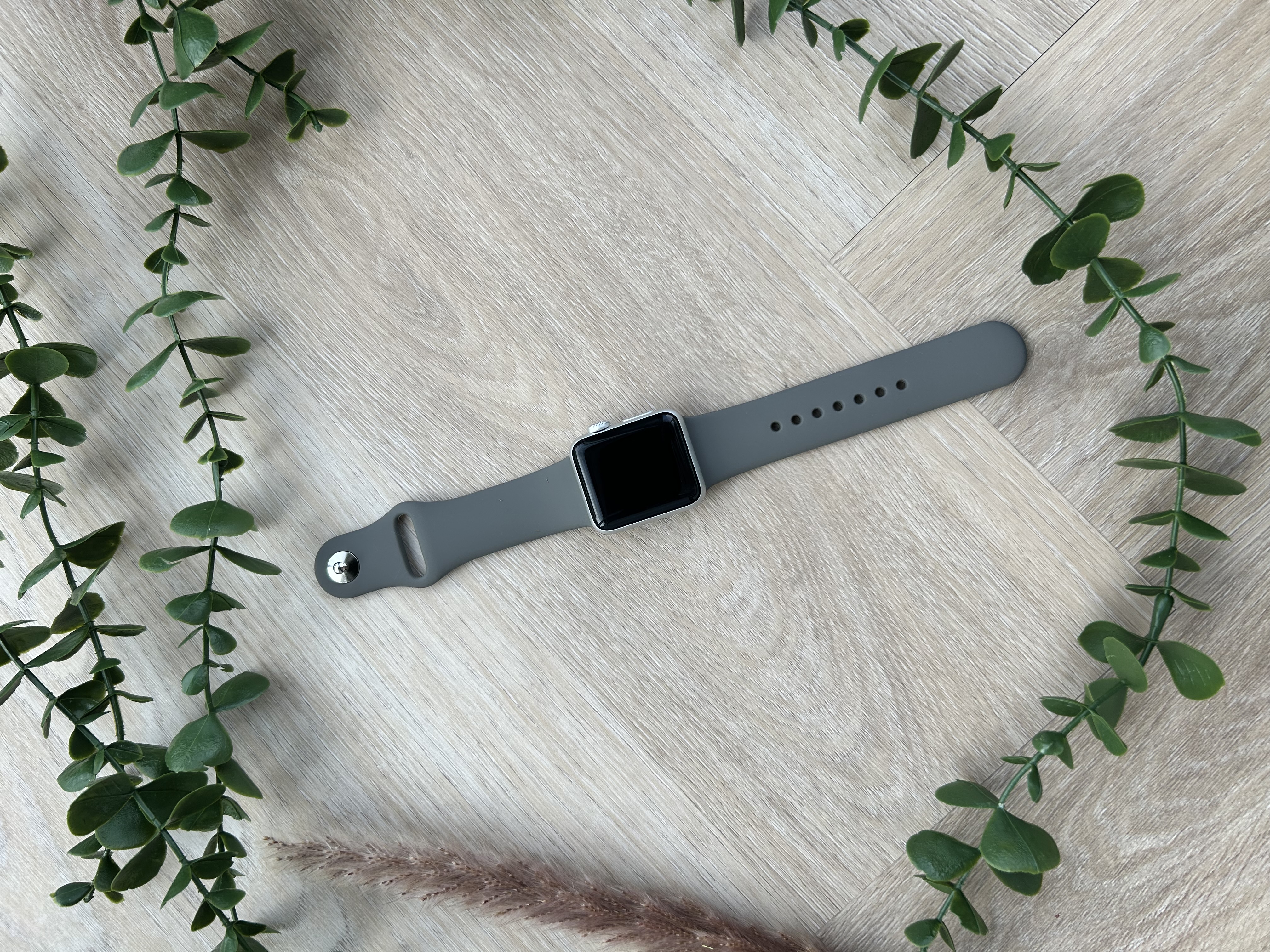 Cinturino sport per Apple Watch - grigio creta
