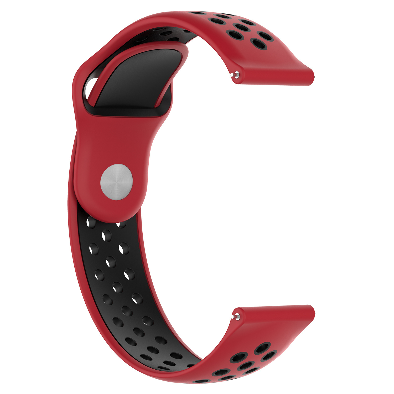 Cinturino doppio sport per Samsung Galaxy Watch - rosso nero