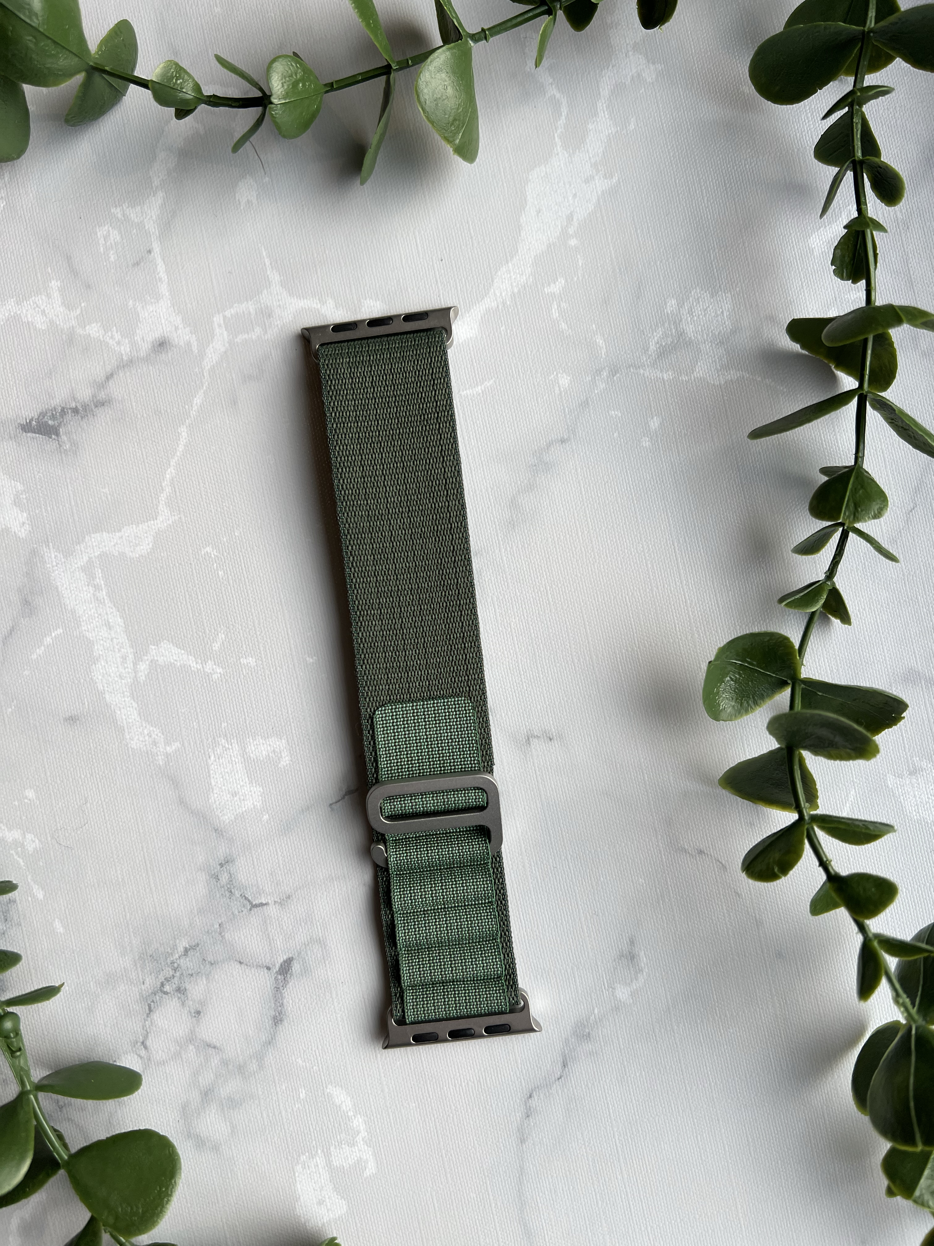Cinturino Alpine in nylon per Apple Watch - verde