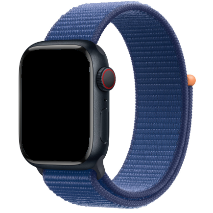 Cinturino nylon sport loop per Apple Watch - blu oceano