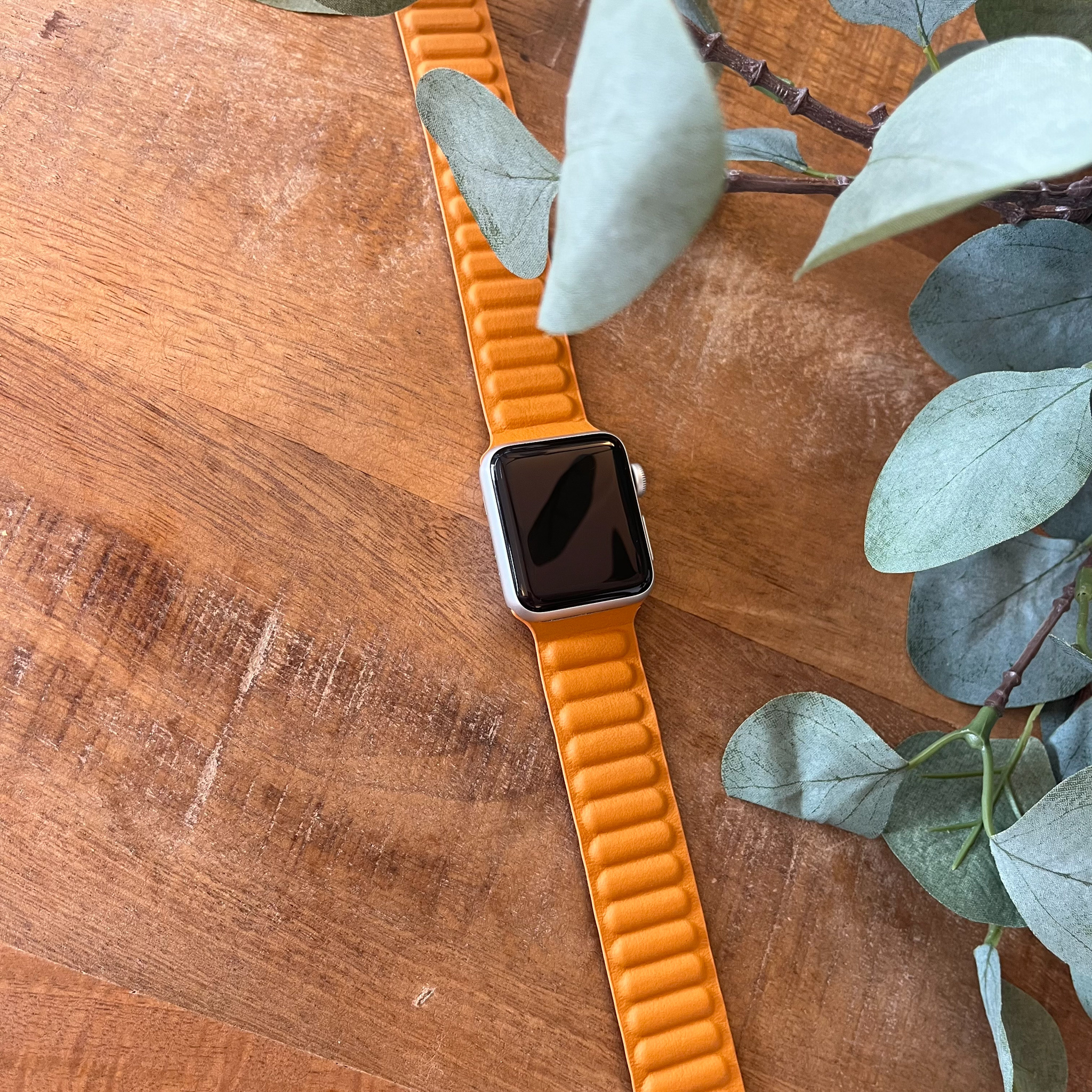 Cinturino singolo in pelle per Apple Watch - california