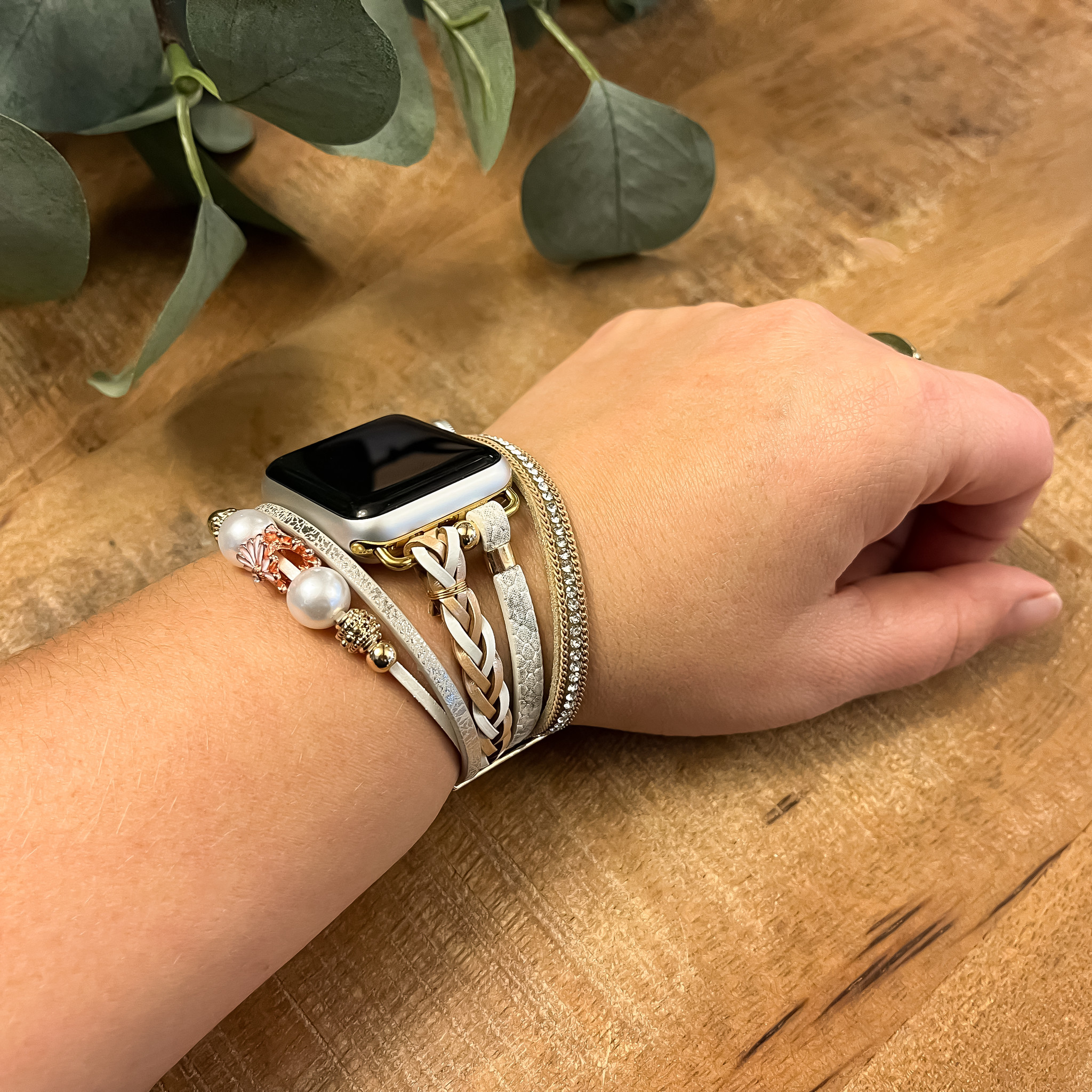Cinturino gioielli Apple Watch – Liz oro