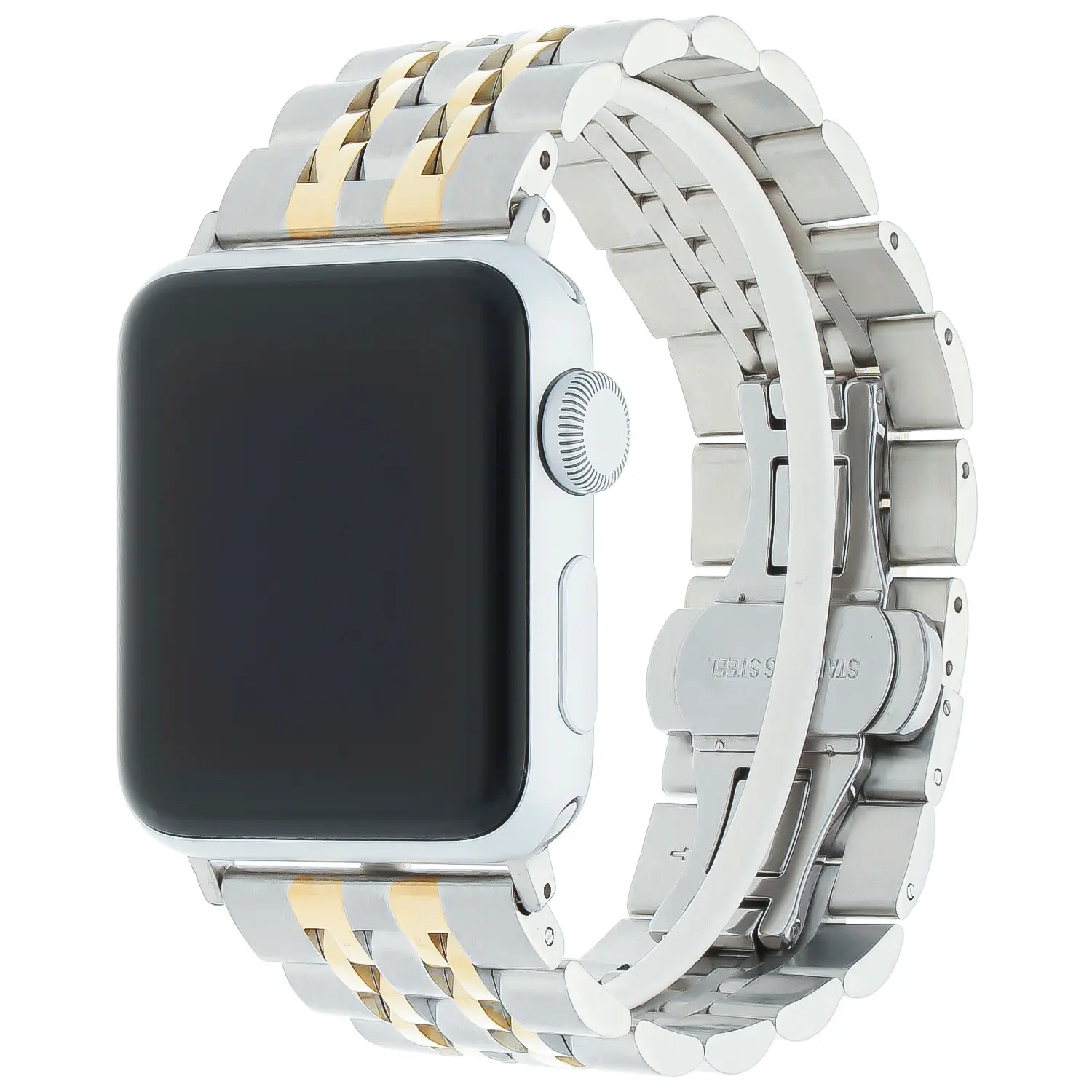 Cinturino in clearance acciaio apple watch