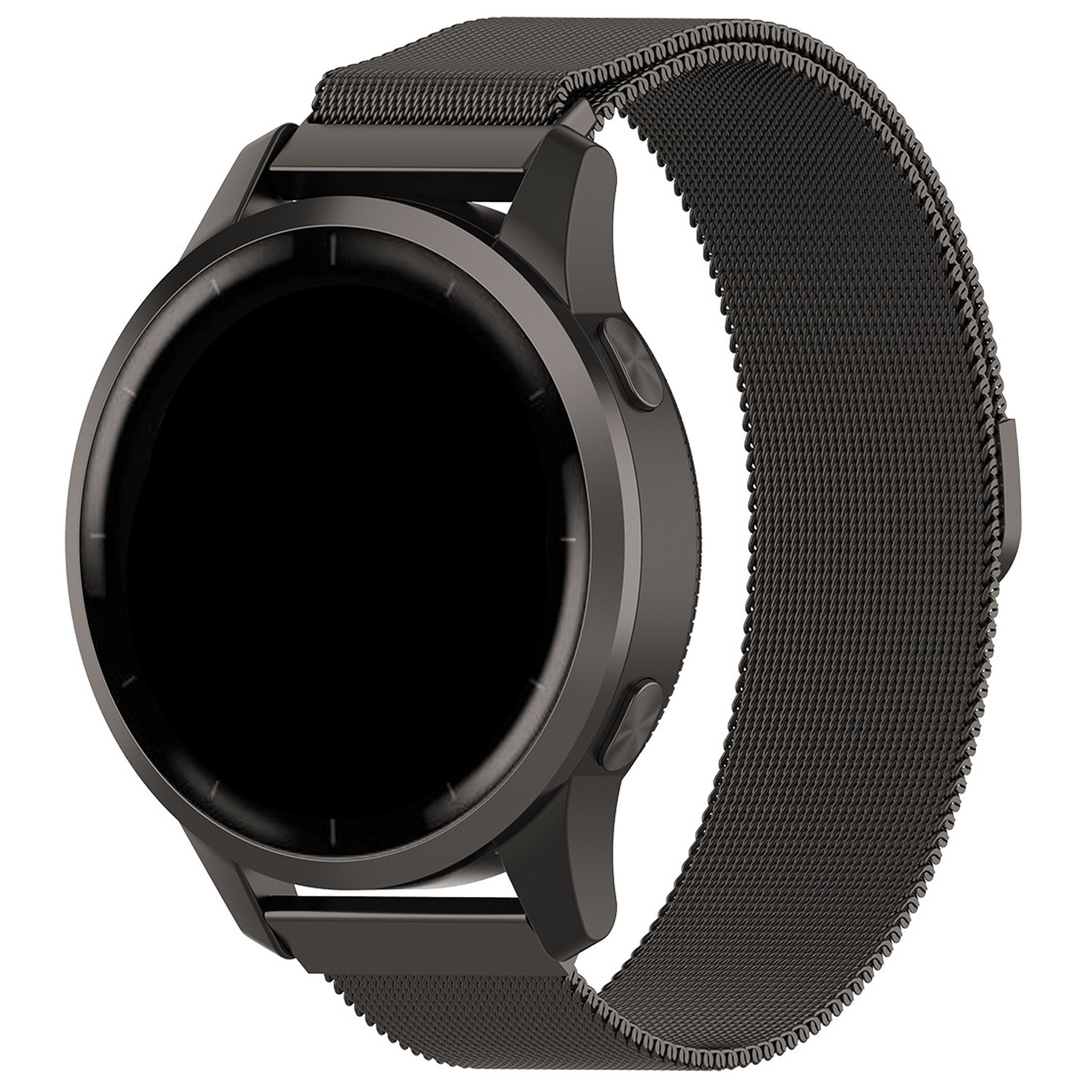 Cinturino loop in maglia magnetico milanese per Samsung Galaxy Watch 7 - pietra nera