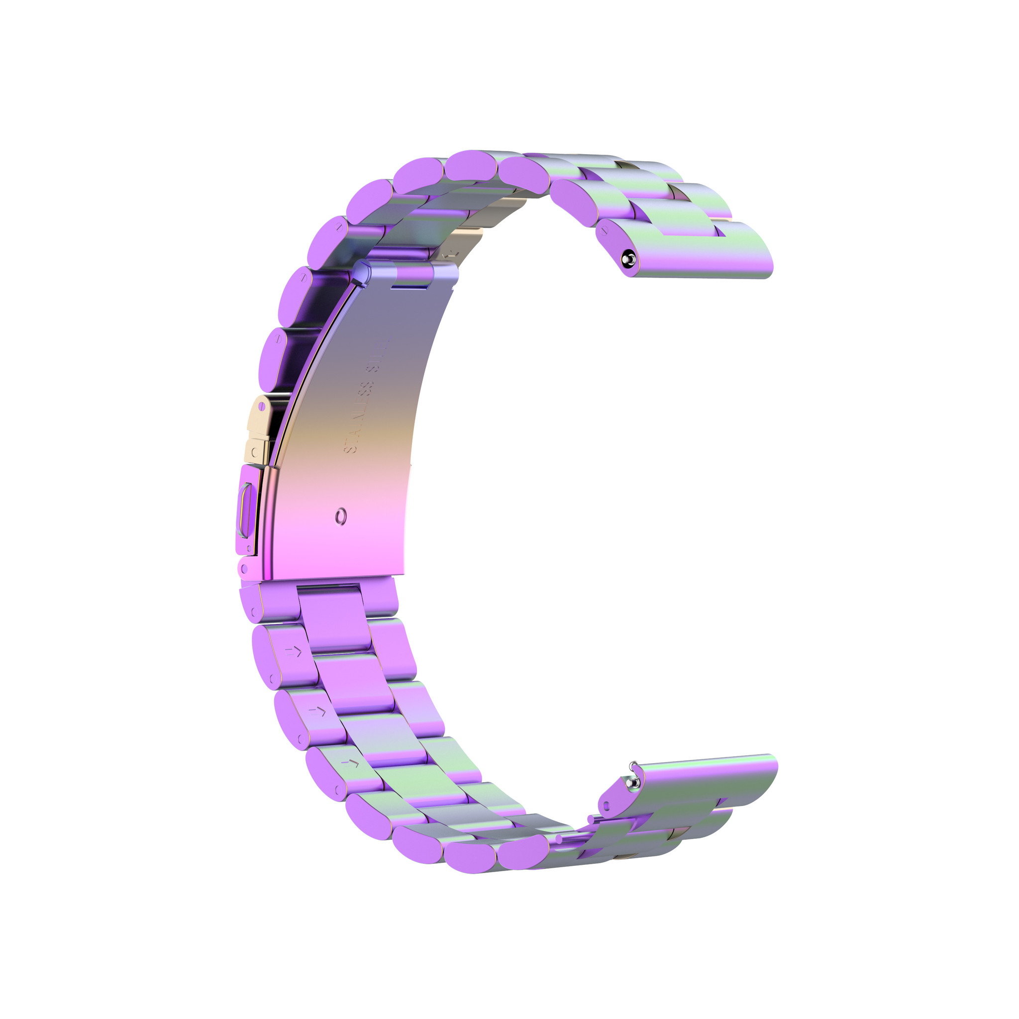 Cinturino a maglie in acciaio con perline per Garmin Vivoactive / Vivomove - colorata