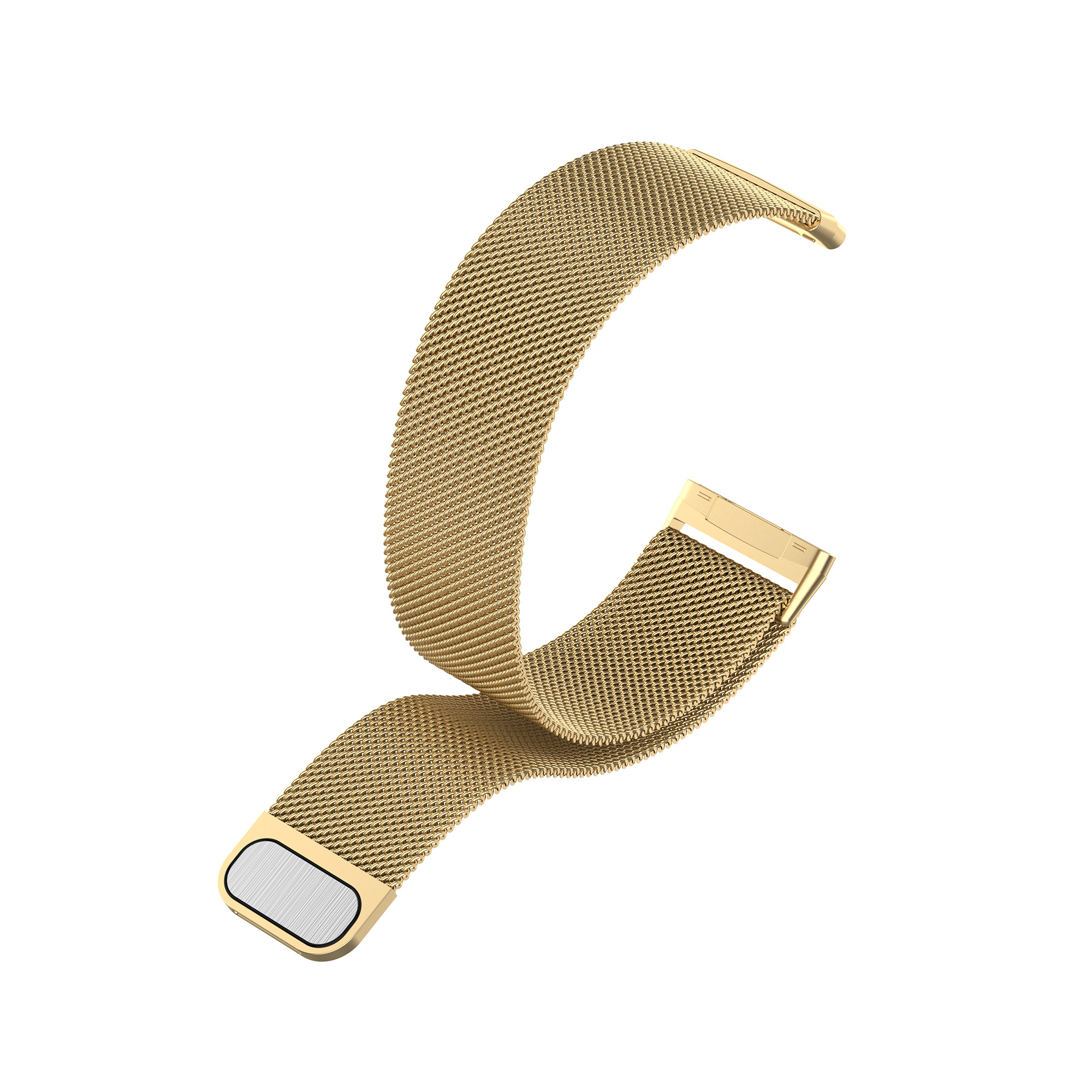Cinturino loop in maglia milanese per Fitbit Versa 3 / Sense - oro