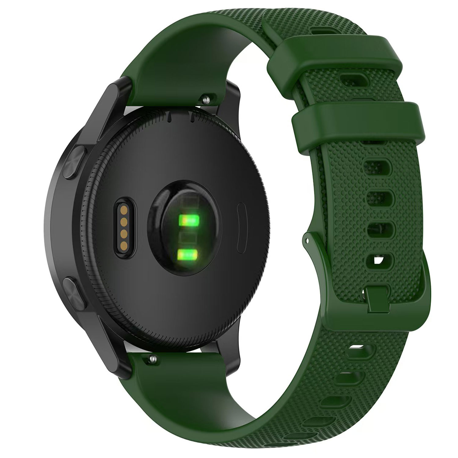 Cinturino in silicone con fibbia per Samsung Galaxy Watch 4 Classic - verde