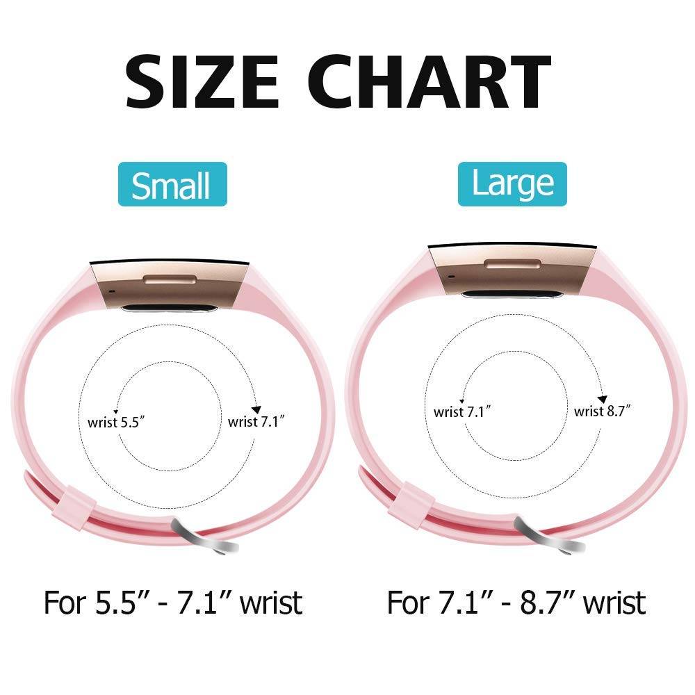 Cinturino sport waffle per Fitbit Charge 3 & 4 - rosa