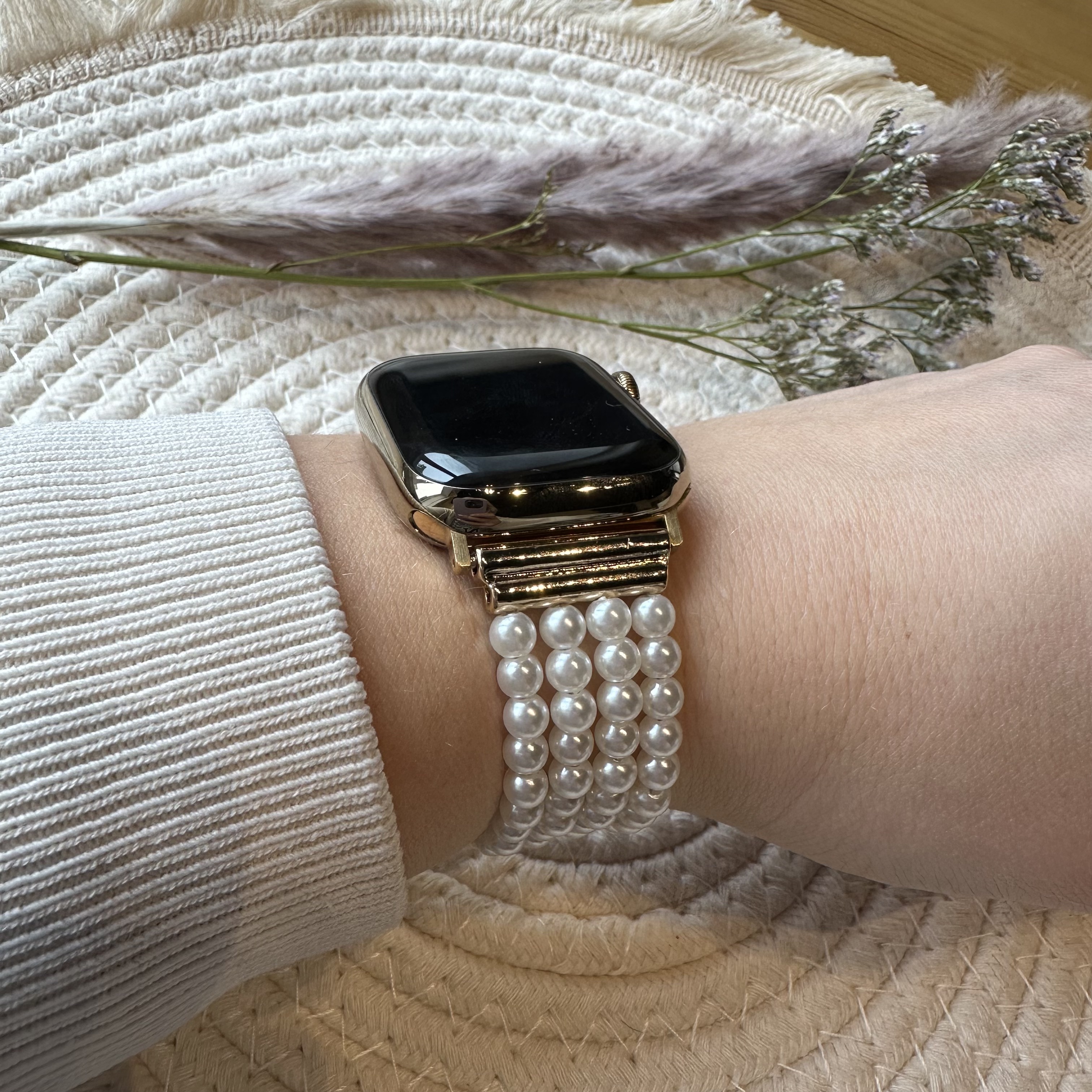 Cinturino gioielli Apple Watch – Michele bianco