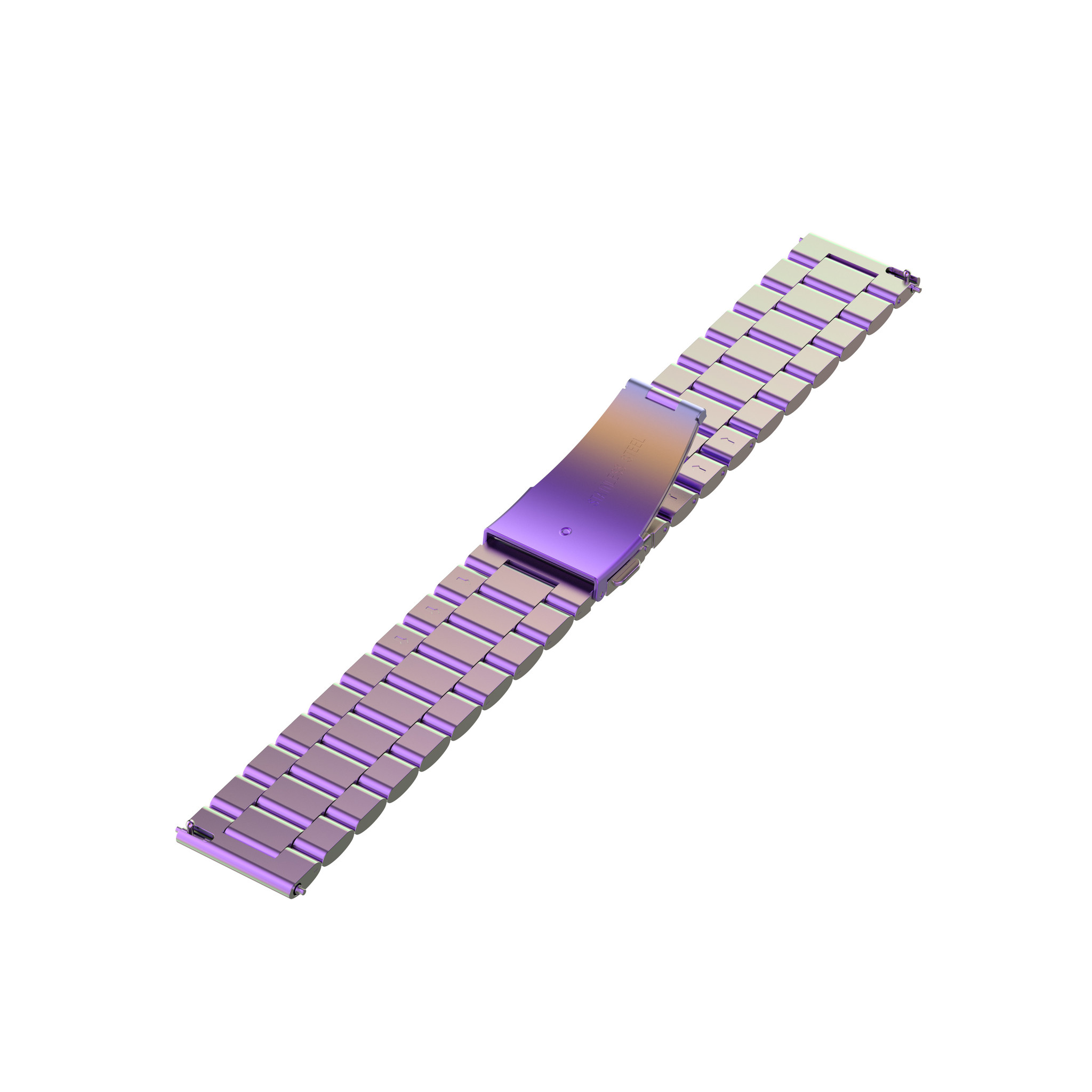Cinturino a maglie in acciaio con perline per Garmin Vivoactive / Vivomove - colorata