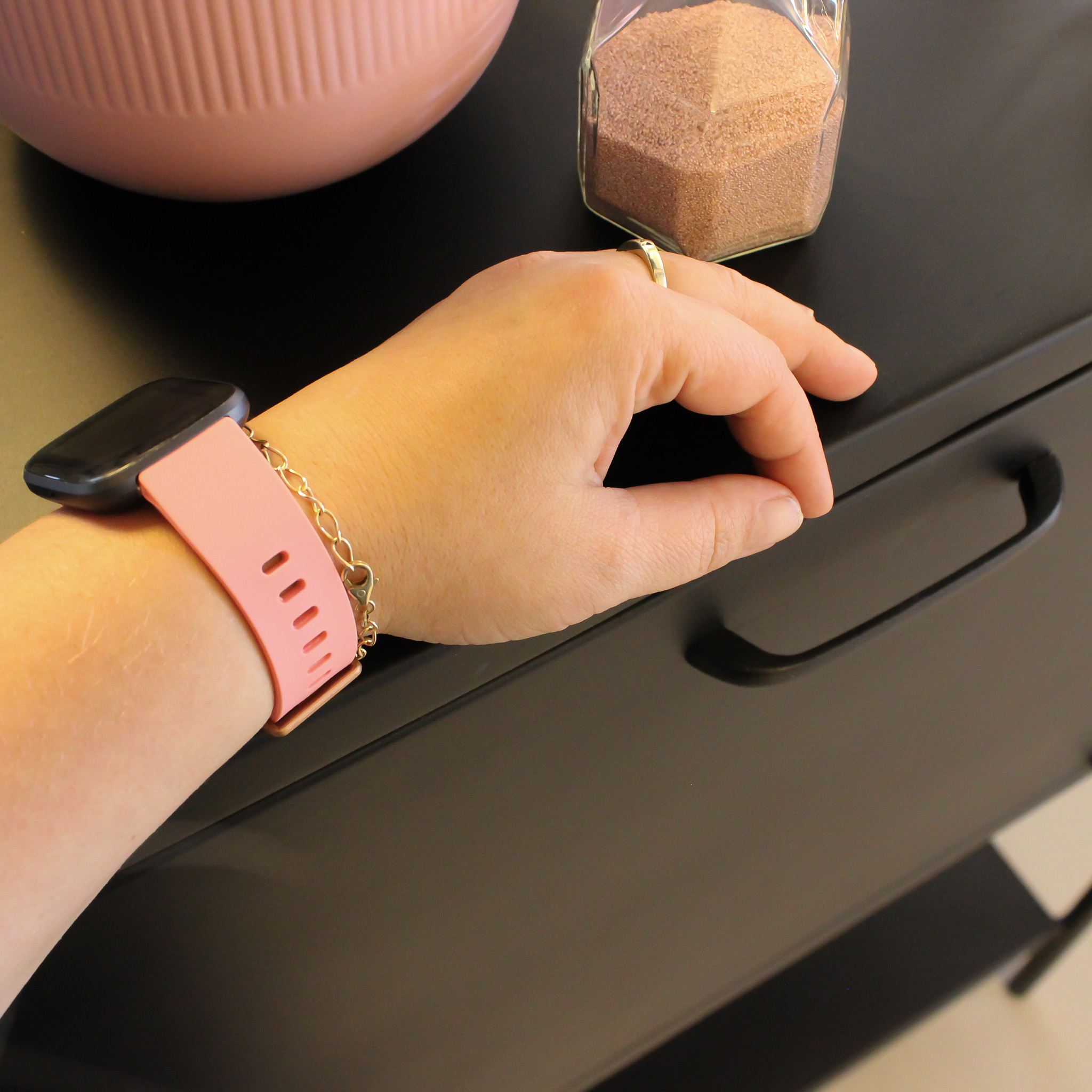 Cinturino sport per Fitbit Versa - rosa