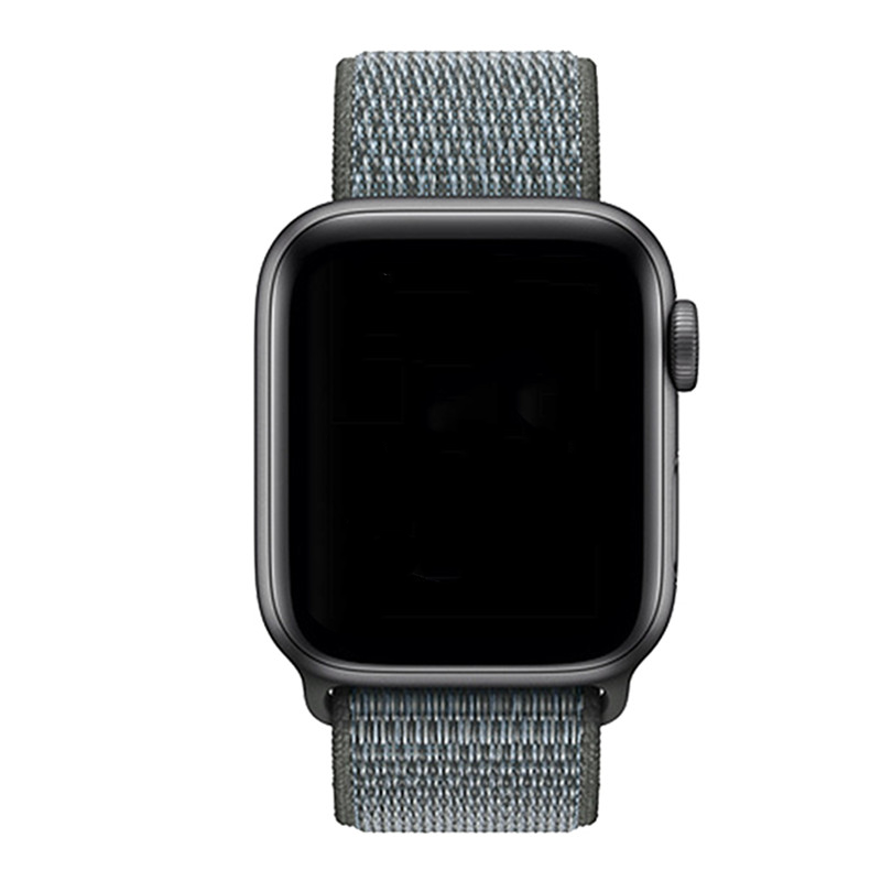 Cinturino nylon sport loop per Apple Watch - grigio tempesta