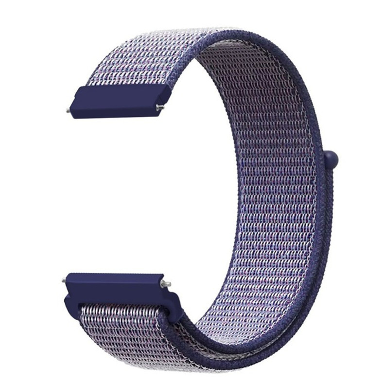 Cinturino in nylon per Samsung Galaxy Watch - blu notte