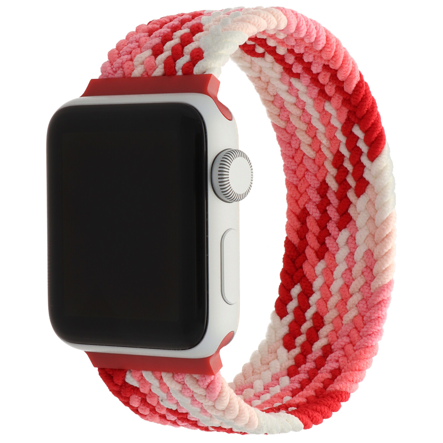 Cinturino Solo intrecciato in nylon per Apple Watch - fragola
