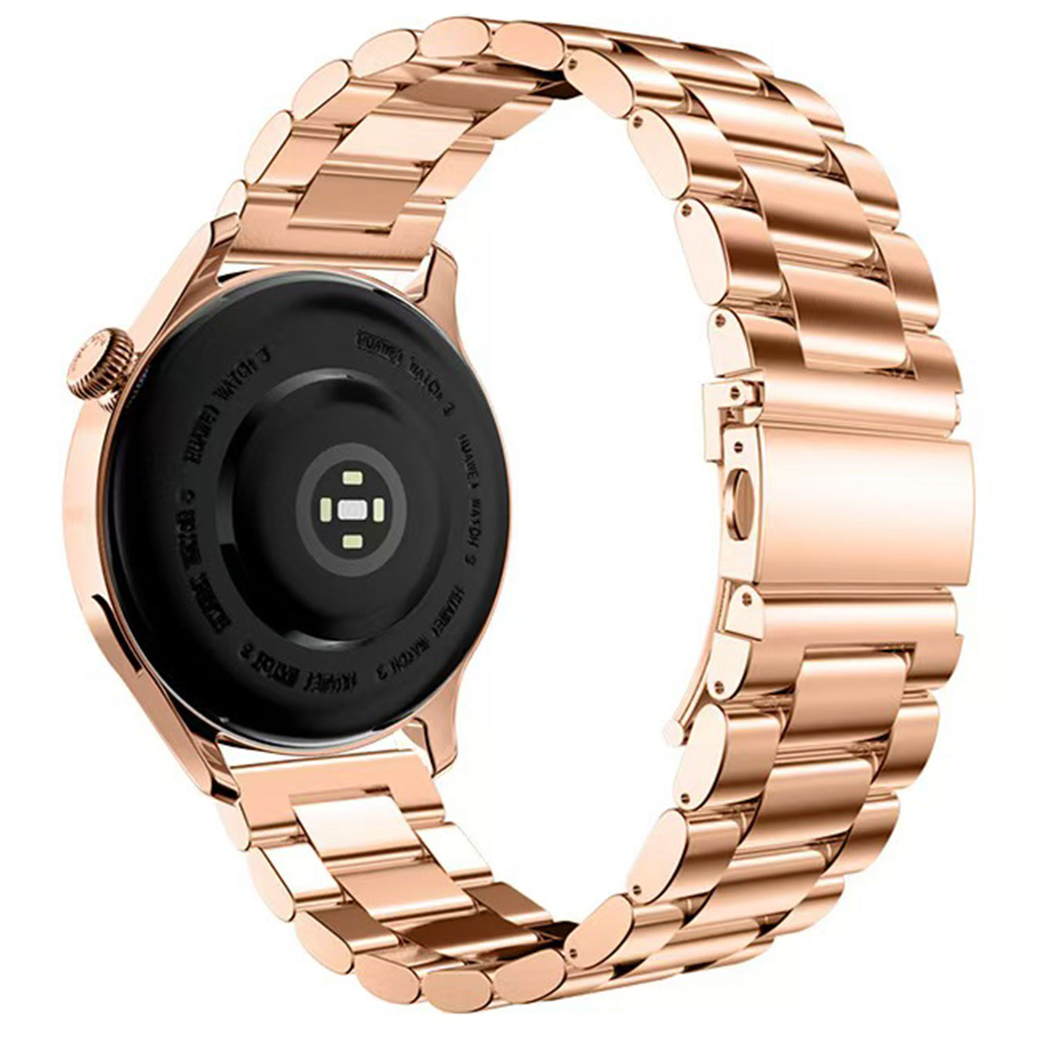  Cinturino a maglie in acciaio con perline per Samsung Galaxy Watch Ultra - oro rosa