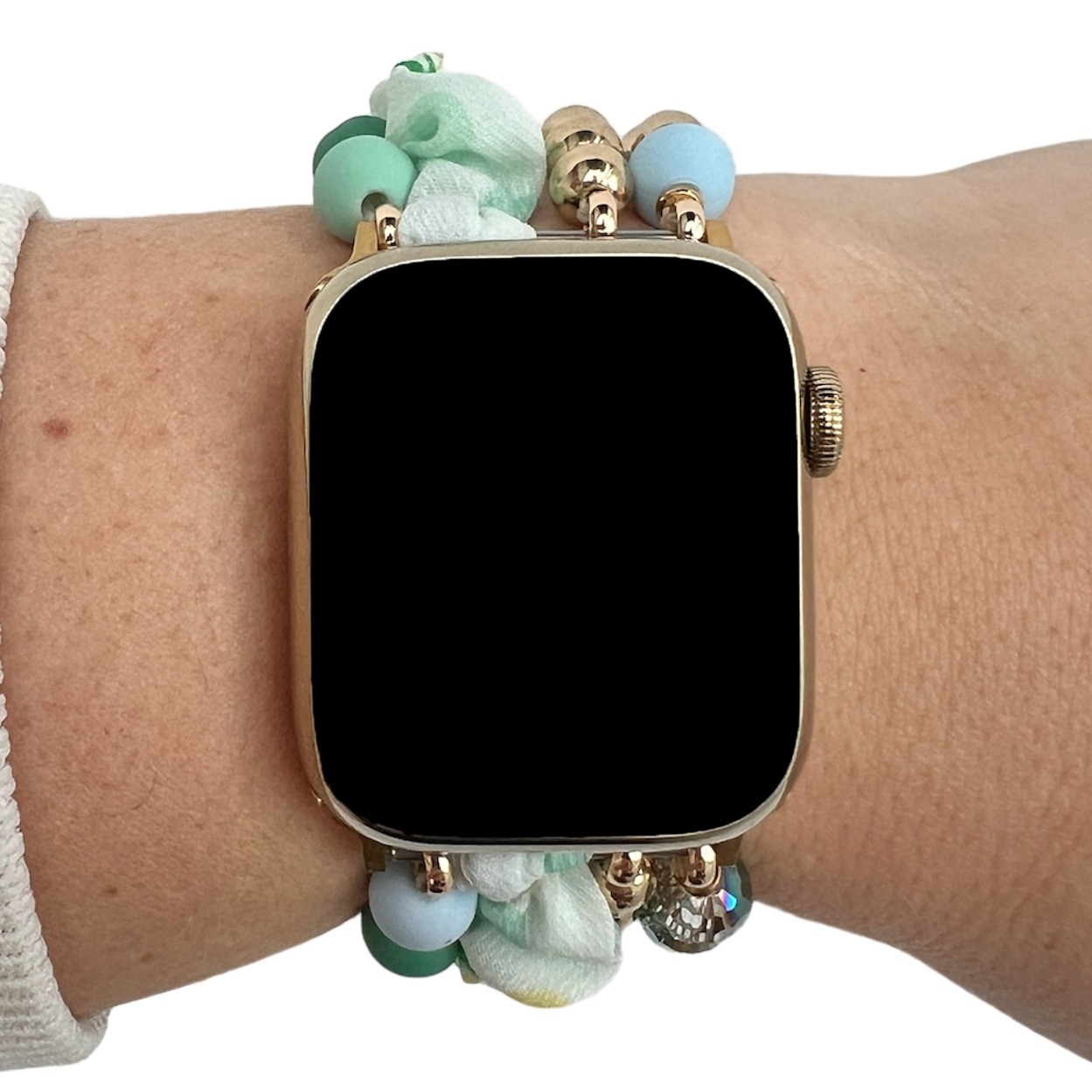 Cinturino gioielli Apple Watch – Noa verde