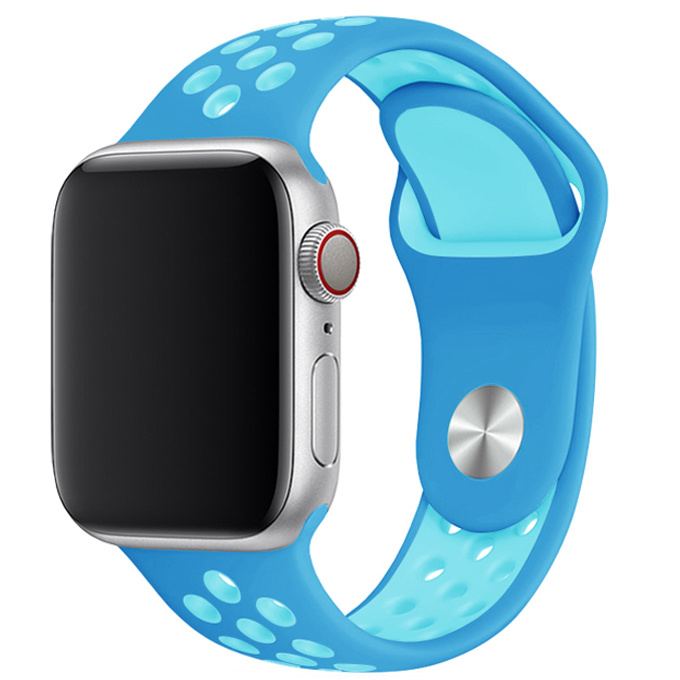 Cinturino doppio sport per Apple Watch - blu azzurro