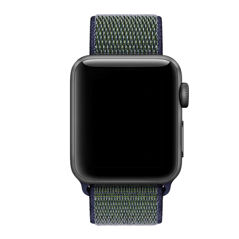 Cinturino nylon sport loop per Apple Watch - grigio