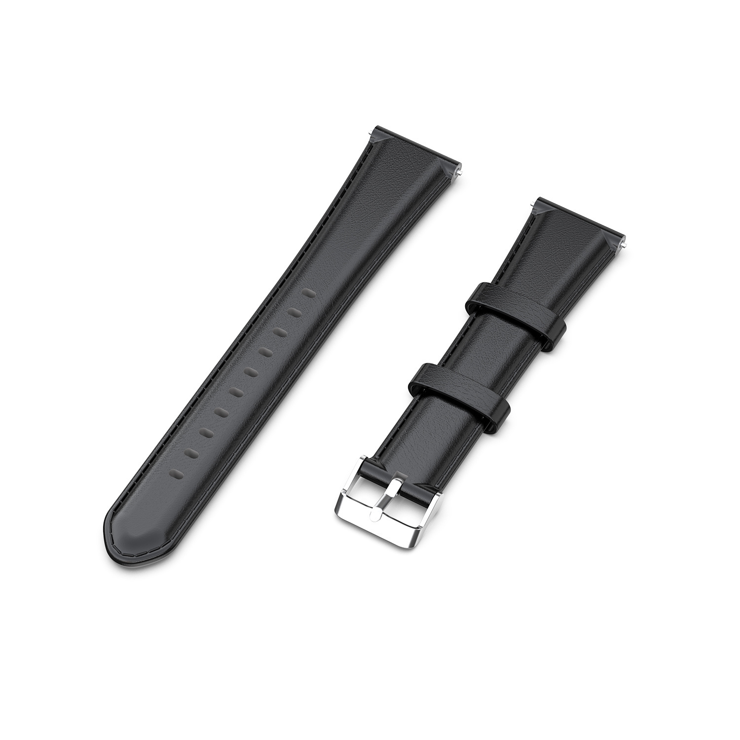 Cinturino in pelle per Huawei Watch GT - nero