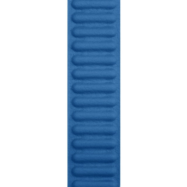 Cinturino singolo in pelle per Apple Watch - blu mantello
