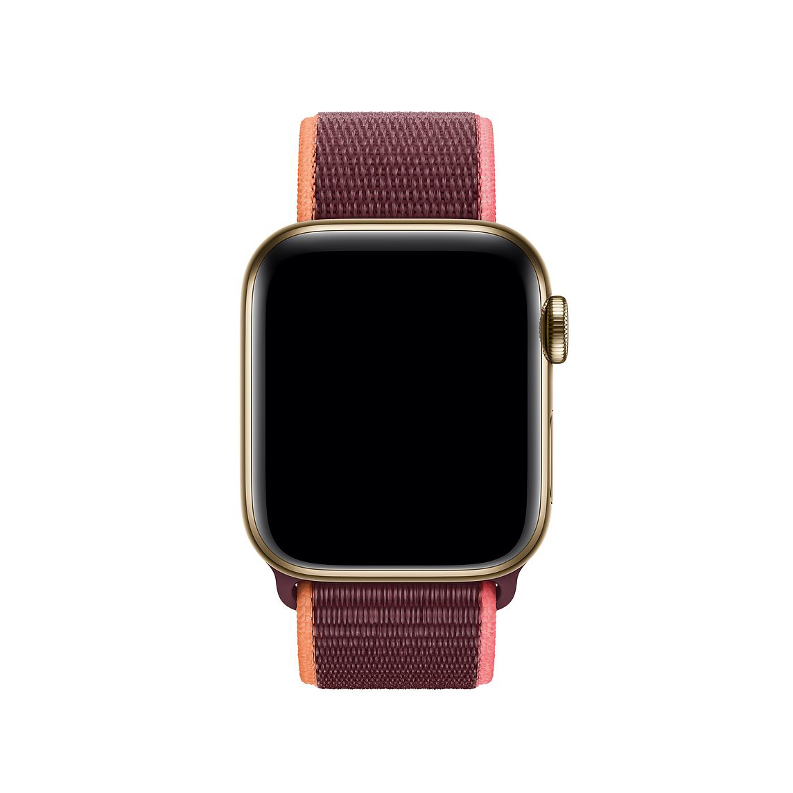 Cinturino nylon sport loop per Apple Watch - prugna
