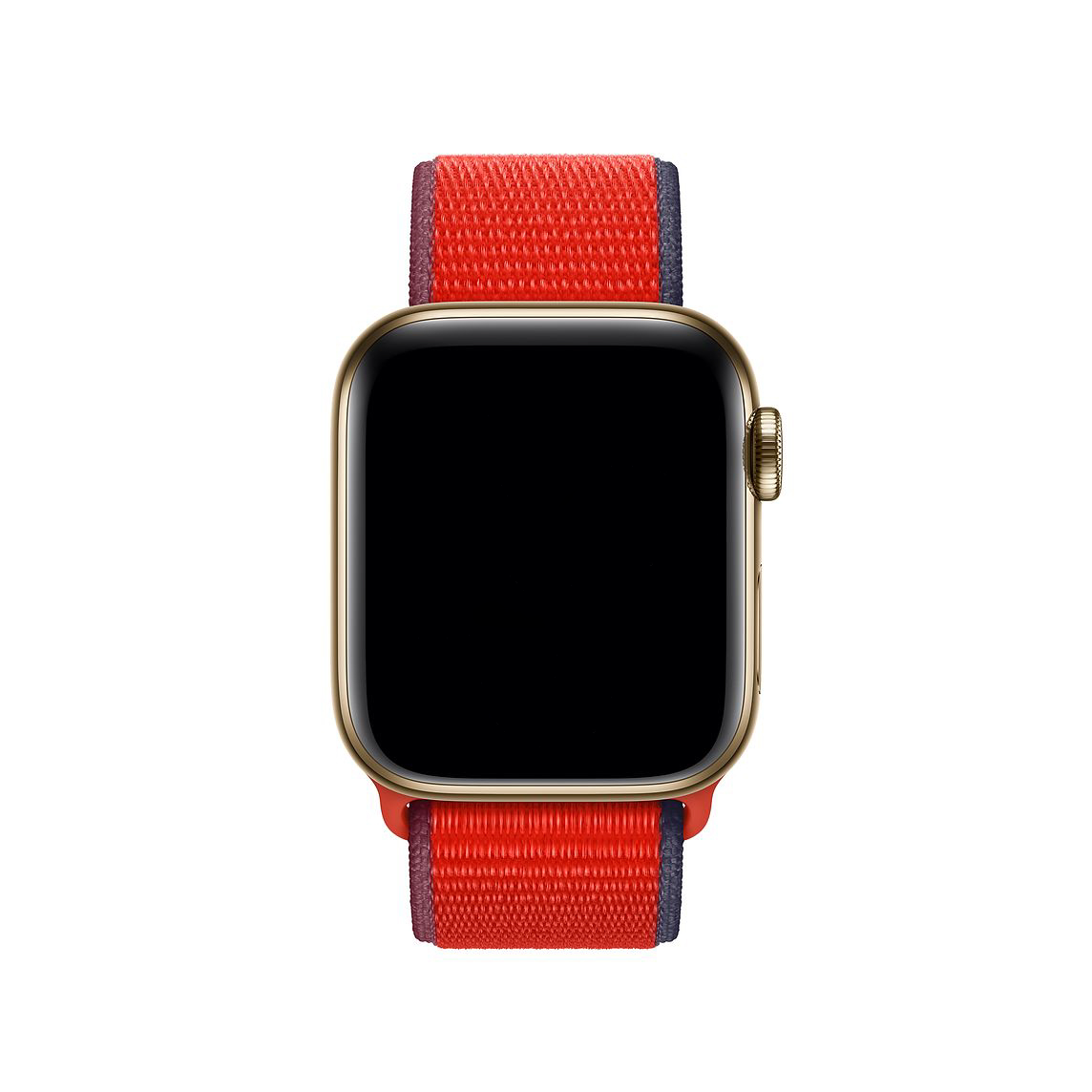 Cinturino nylon sport loop per Apple Watch - rosso tricolore
