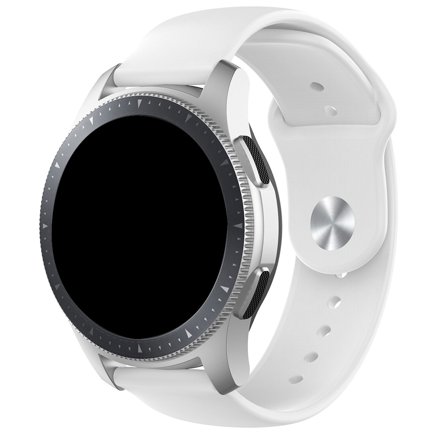 Cinturino in silicone per Samsung Galaxy Watch 4 Classic - bianco