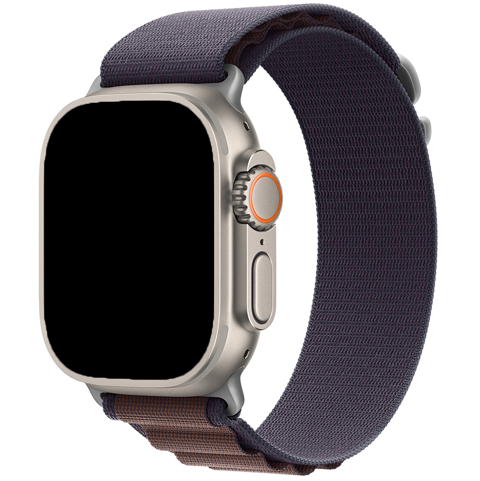 Cinturino Alpine in nylon per Apple Watch - indaco
