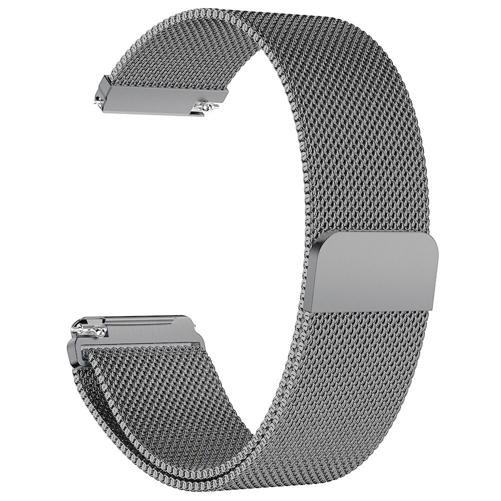 Cinturino loop in maglia milanese per Fitbit Versa - grigio spazio