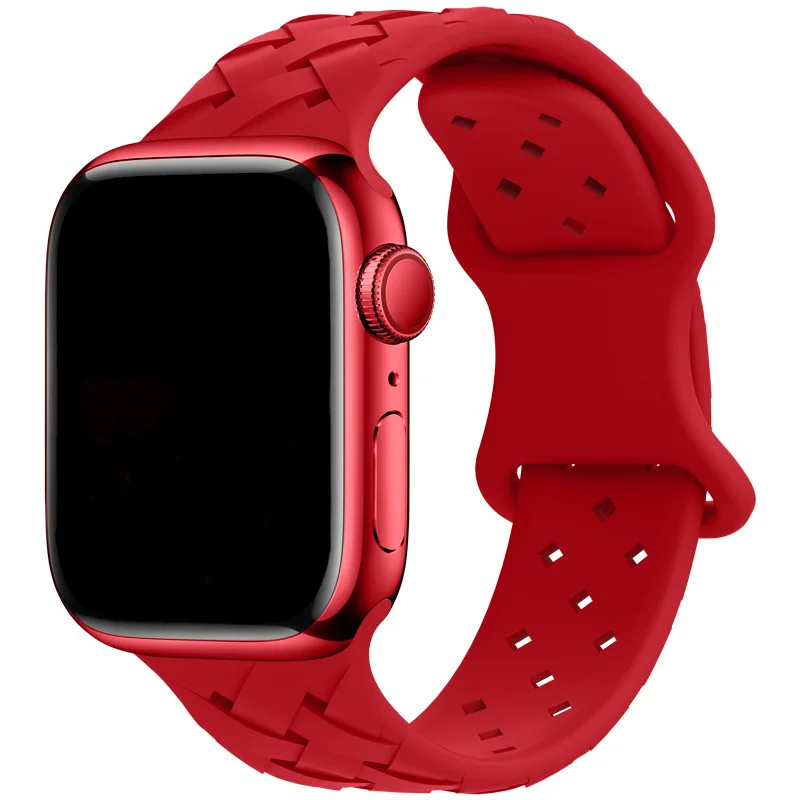 Cinturino rosso apple on sale watch