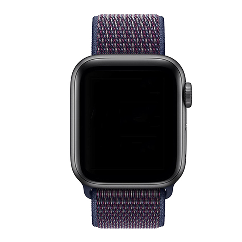 Cinturino nylon sport loop per Apple Watch - indaco