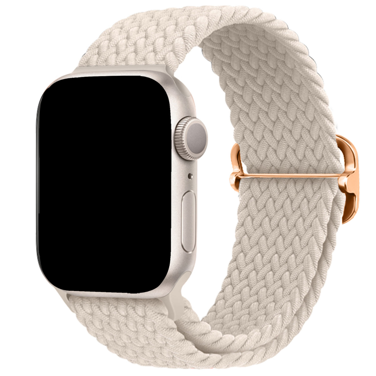 Cinturino con fibbia intrecciata in nylon Weavy per Apple Watch