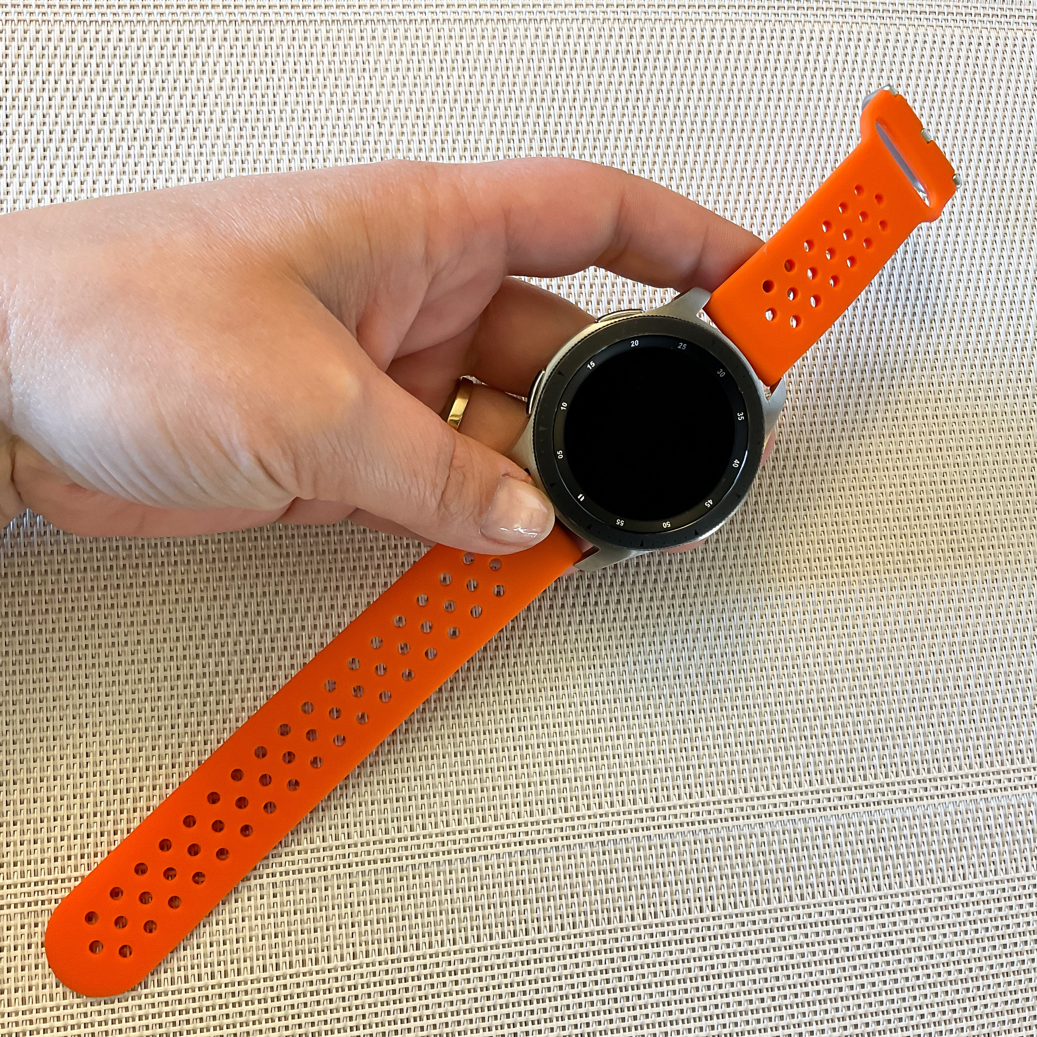 Cinturino doppia fibbia per Samsung Galaxy Watch - arancione