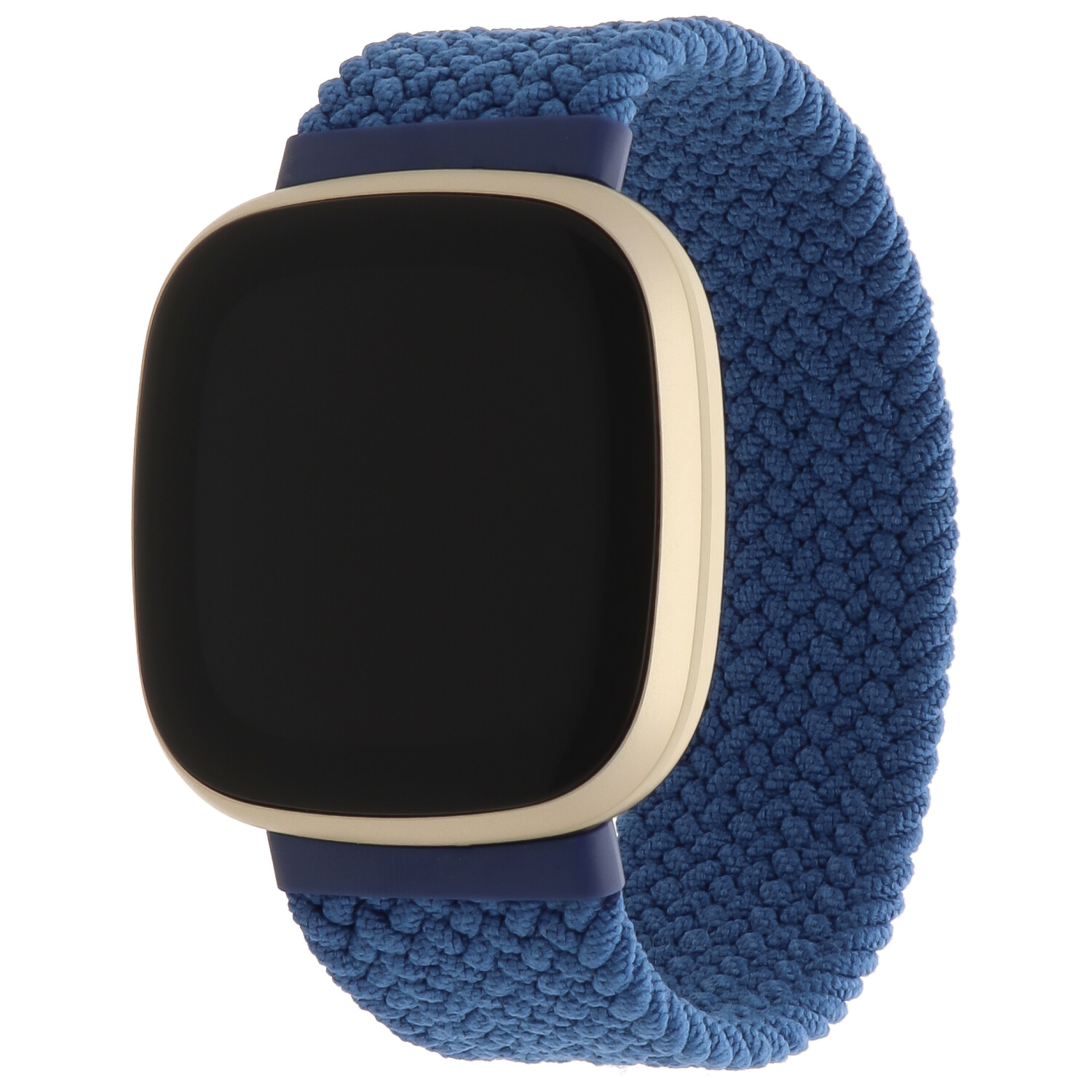 Cinturino Solo intrecciato in nylon per Fitbit Versa 3 / Sense - blu atlantico