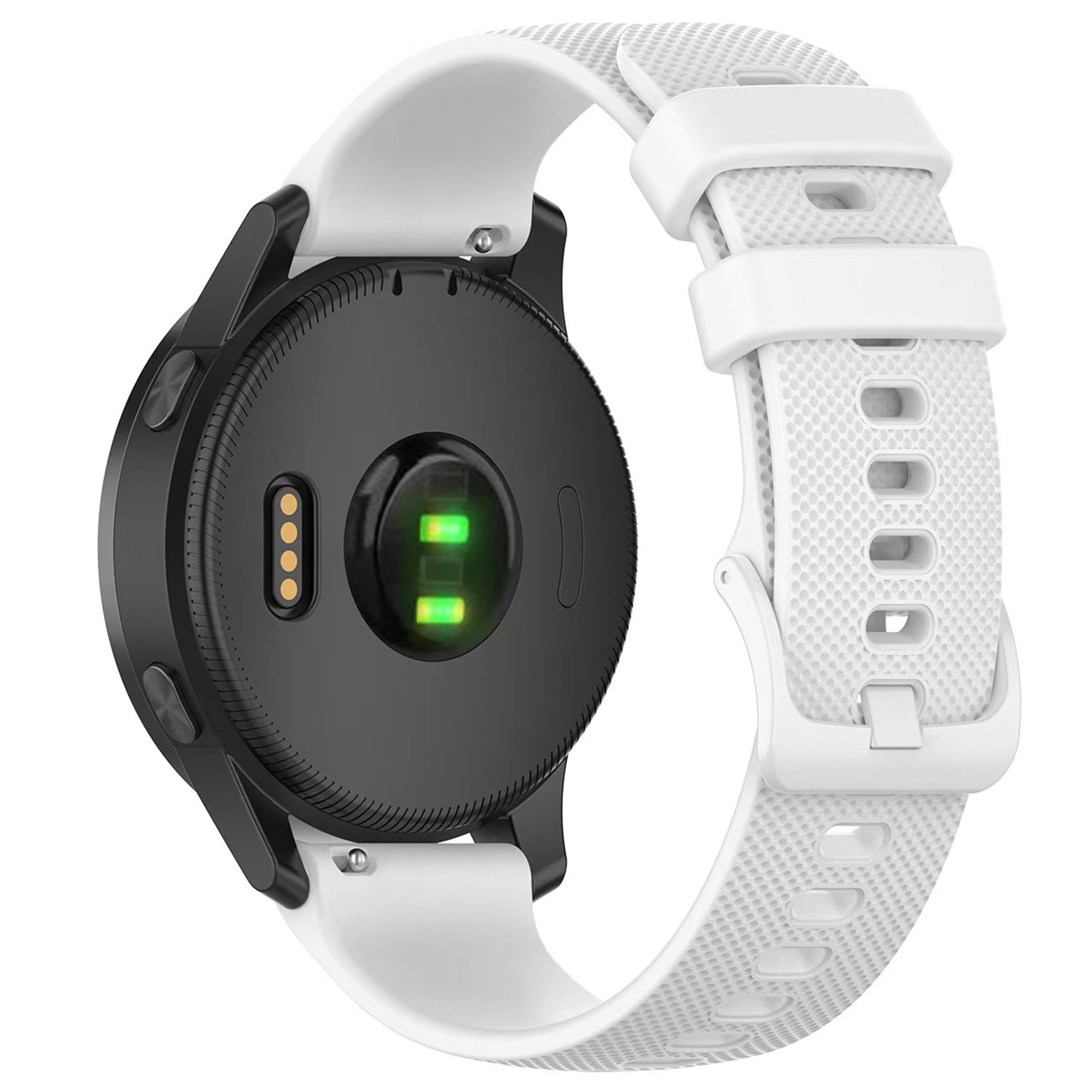 Cinturino in silicone con fibbia per Samsung Galaxy Watch 4 Classic - bianco