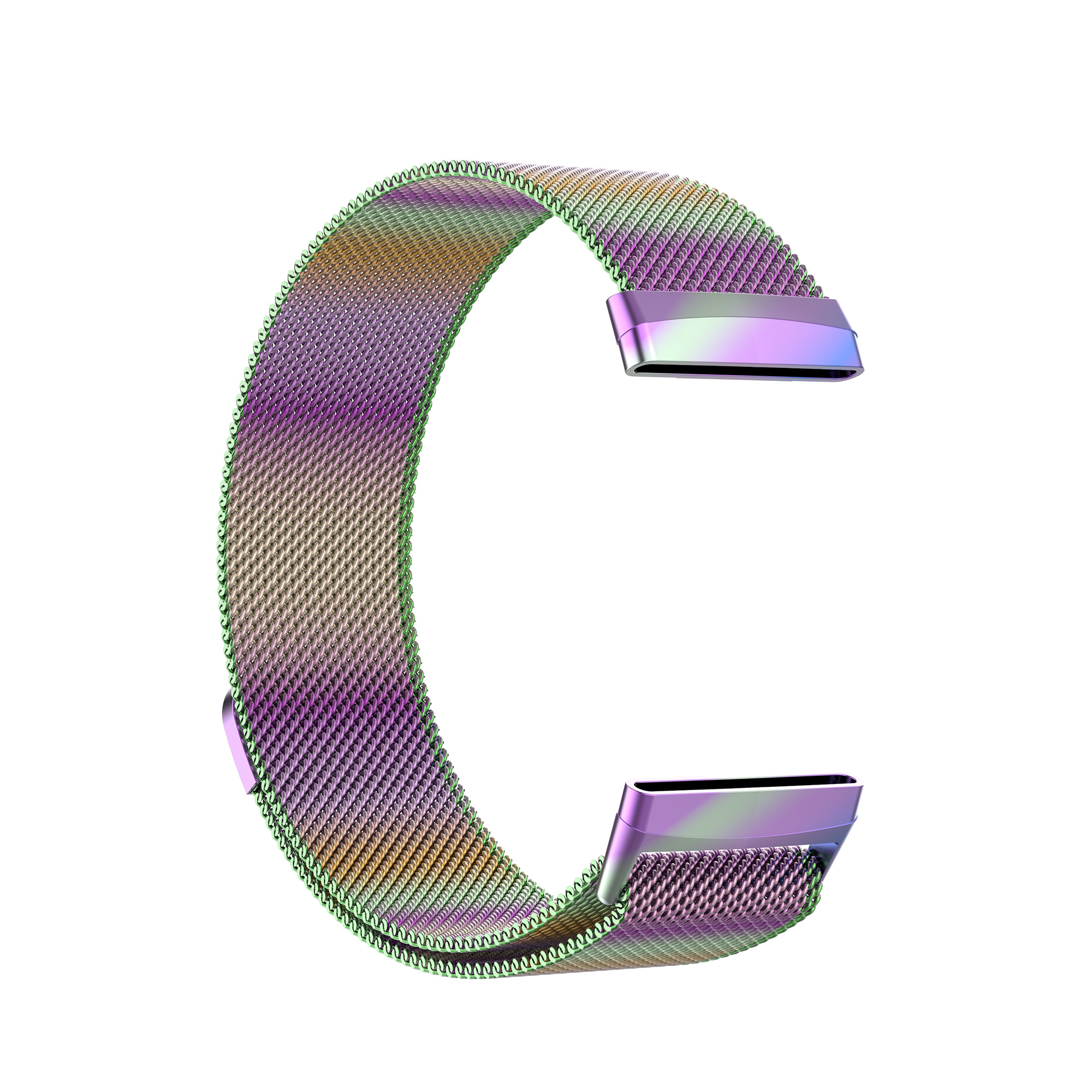 Cinturino loop in maglia milanese per Fitbit Versa 3 / Sense - colorata