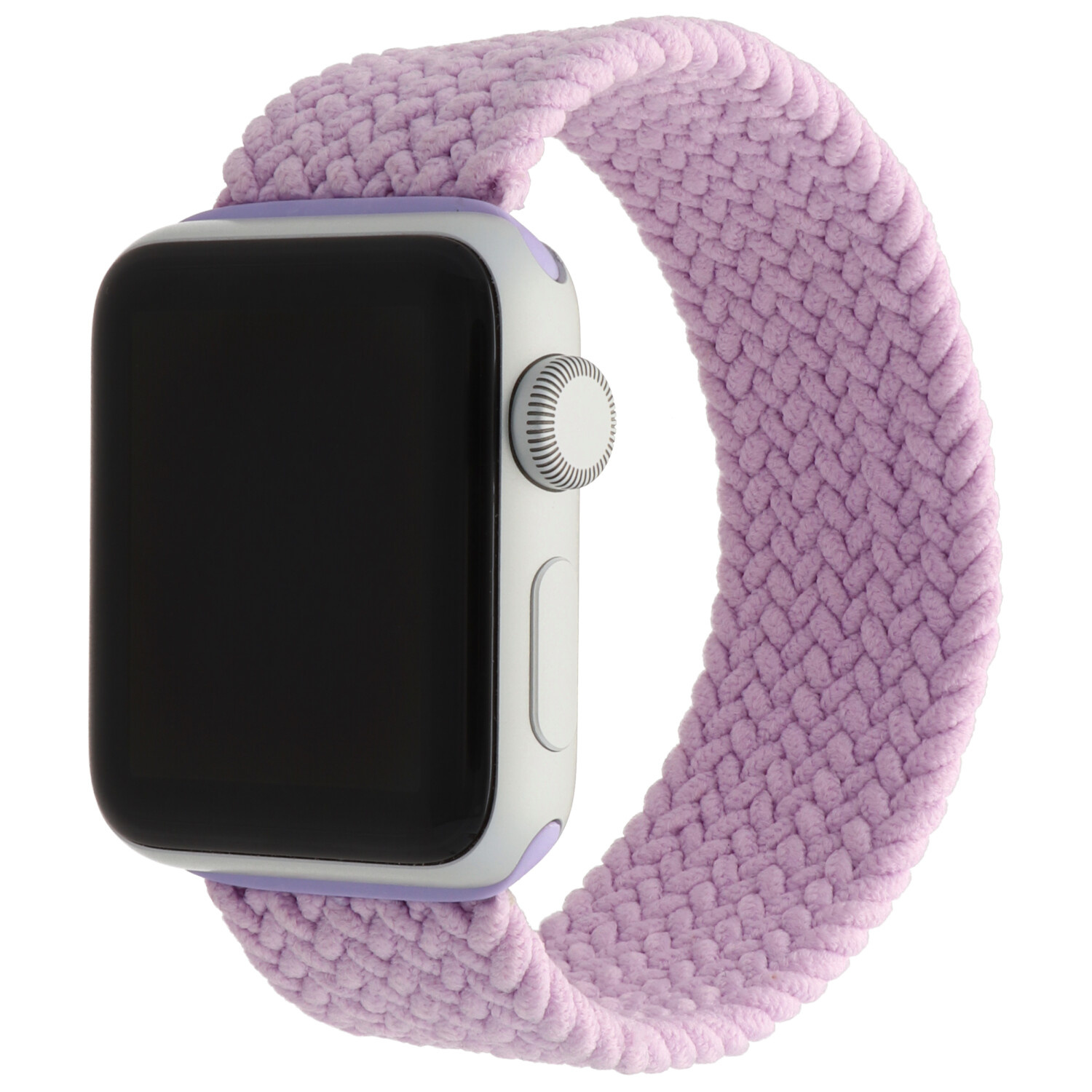 Cinturino Solo intrecciato in nylon per Apple Watch - viola chiaro