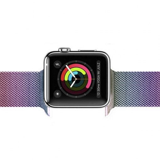 Cinturino loop in maglia milanese per Apple Watch - colorata