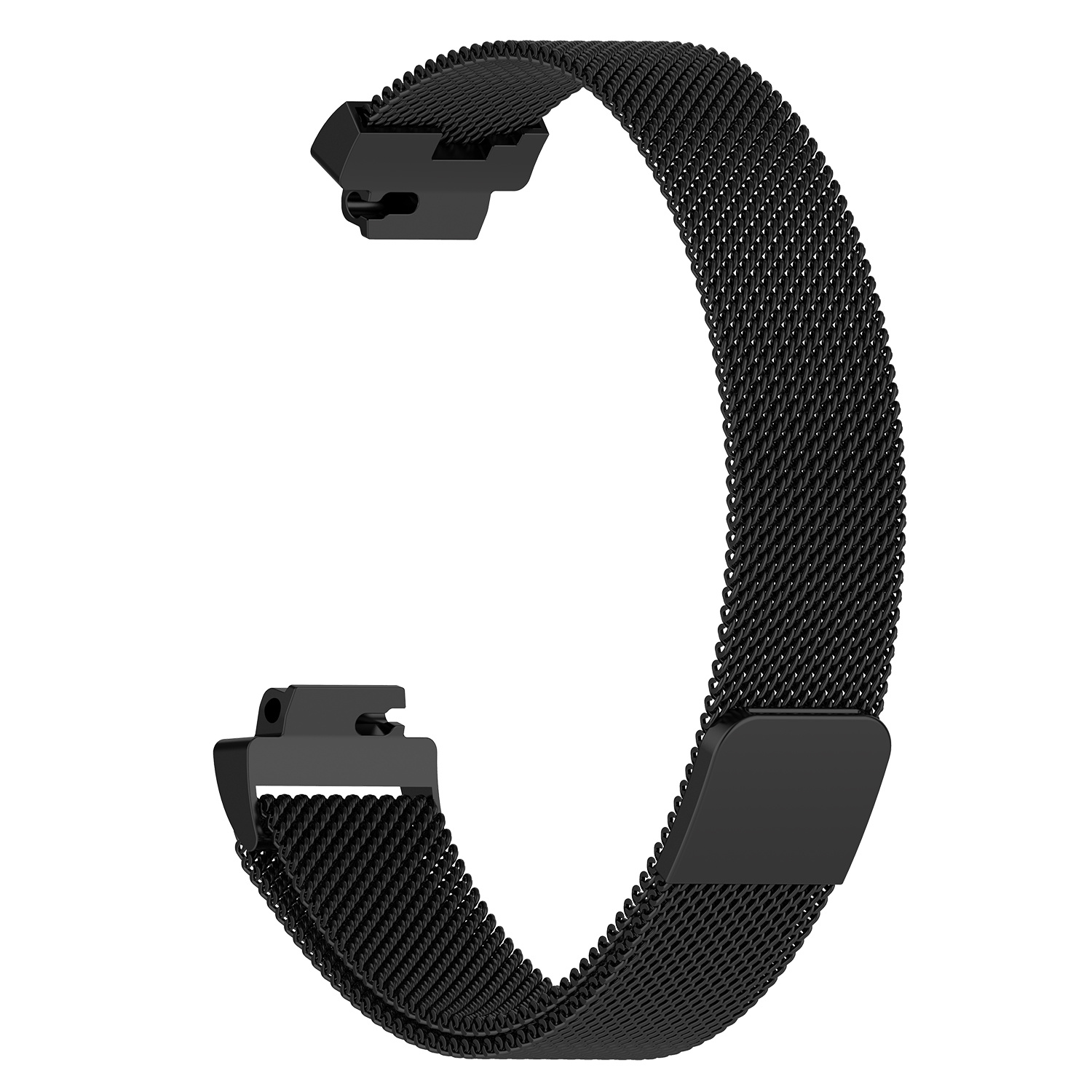 Cinturino loop in maglia milanese per Fitbit Inspire - nero