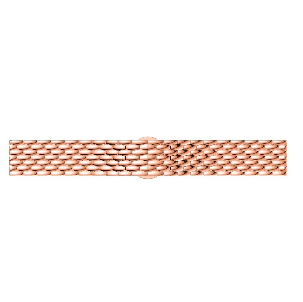Cinturino a maglie in acciaio con drago per Polar Vantage M / Grit X - oro rosa